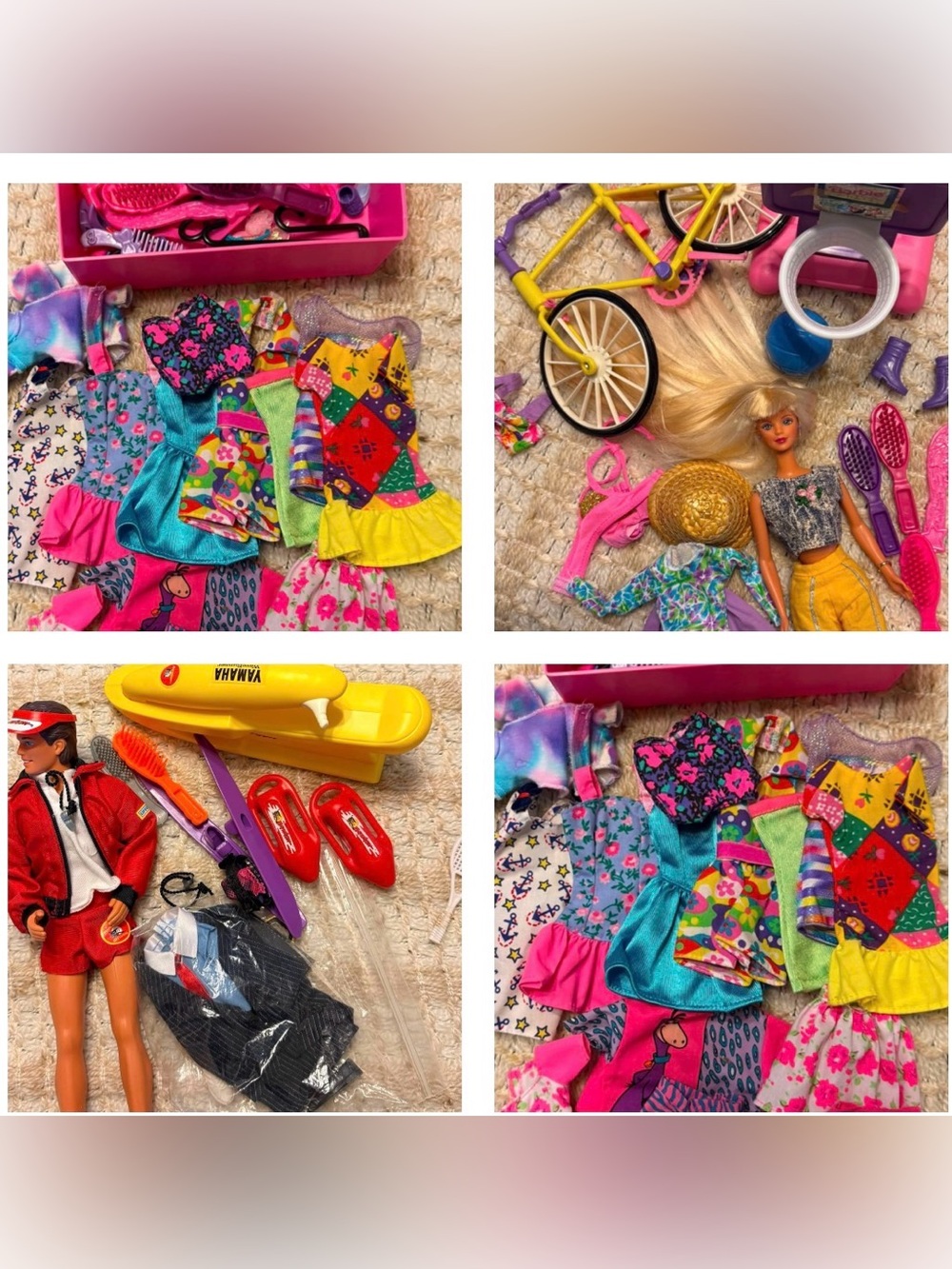 MEGA Vintage 90s Barbie & Ken Lot - Dolls, Playsets, Clothes & Vehicles